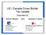 US / Canada Cross Border Tax Update
