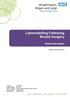 Lipomodelling Following Breast Surgery