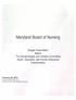 Maryland Board of Nursing