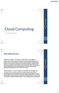 Cloud Computing. Introductions 10/20/2010