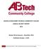 ASHEVILLE-BUNCOMBE TECHNICAL COMMUNITY COLLEGE ANNUAL SECURITY REPORT. Review Period January December 2014
