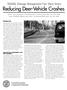 Reducing Deer-Vehicle Crashes