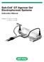 Sub-Cell GT Agarose Gel Electrophoresis Systems Instruction Manual