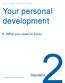Your personal development