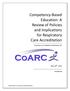 Competency-Based Education: A Review of Policies and Implications for Respiratory Care Accreditation