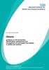 guidance on the prevention, identification, assessment and management of overweight and obesity in adults and children NICE clinical guideline 43 1