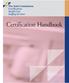 Certification Handbook