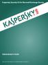 Kaspersky Security 9.0 for Microsoft Exchange Servers Administrator's Guide