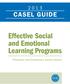 Effective Social and Emotional Learning Programs