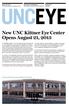 New UNC Kittner Eye Center Opens August 21, 2013