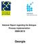 National Report regarding the Bologna Process implementation 2009-2012. Georgia
