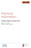 Practical Information