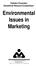 Environmental Issues in Marketing