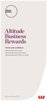 Altitude Business Rewards. Terms and conditions. Altitude Business Cards Altitude Business Gold Cards Altitude Business Platinum Cards