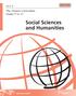 Social Sciences and Humanities