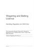Wagering and Betting Licence