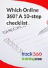 Which Online 360? A 10-step checklist