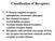 Classification of Receptors