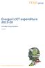 Energex s ICT expenditure 2015-20