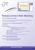 ReadyConnect Web Meeting Premium Edition User Guide