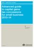 Advanced guide to capital gains tax concessions for small business 2013 14