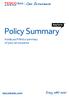 Policy Summary. Inside you ll find a summary of your car insurance. tescobank.com