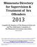Minnesota Directory for Supervision & Treatment of Sex Offenders 2013