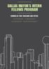 DALLAS MAYOR S INTERN FELLOWS PROGRAM
