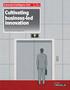 Cultivating business-led innovation