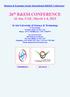 26 th B&ESI CONFERENCE Al Ain, UAE, March 1-4, 2015