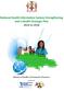 National Health Information System Strengthening and e-health Strategic Plan 2014 to 2018