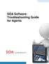 SOA Software: Troubleshooting Guide for Agents