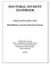 DOCTORAL STUDENT HANDBOOK