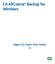 CA ARCserve Backup for Windows