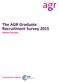 The AGR Graduate Recruitment Survey 2015