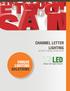 CHANNEL LETTER LIGHTING