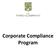 Corporate Compliance Program