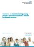 Guidance on commissioning young people s specialist substance misuse treatment services