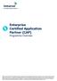 Enterprise Certified Application Partner (CAP) Programme Overview