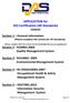 APPLICATION for ISO Certification (All Standards)