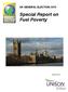 Special Report on Fuel Poverty