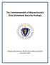 The Commonwealth of Massachusetts State Homeland Security Strategy