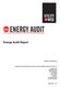 Energy Audit Report. Prepared By: Utilitywise plc. Reproduction of this document in whole or in part is forbidden without the consent of: