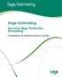 Sage Estimating. (formerly Sage Timberline Estimating) Installation & Administration Guide