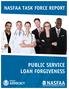 NASFAA TASK FORCE REPORT PUBLIC SERVICE LOAN FORGIVENESS