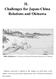 II. Challenges for Japan-China Relations and Okinawa