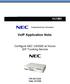 VoIP Application Note: