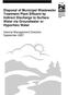 Disposal of Municipal Wastewater Treatment Plant Effluent by Indirect Discharge to Surface Water via Groundwater or Hyporheic Water