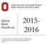 2015-2016. HESA Ph.D. Handbook. Student Personnel Assistantship Program Higher Education and Student Affairs 2015-2016