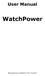 User Manual WatchPower